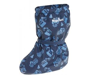 Playshoes gefütterte Regenfüßlinge BAUSTELLEN-Print für Kleinkinder S