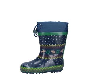 Playshoes gefütterter Kindergummistiefel NORWEGER blau 32