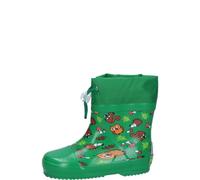 Playshoes gefütterter Kindergummistiefel WALDTIERE grün 26