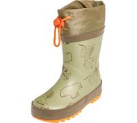 Playshoes Kindergummistiefel BÄR grün mit Stulpe 28