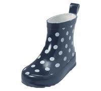 Playshoes Gummistiefel PUNKTE halbhoch in marine, Gr. 20, maedchen