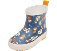 Playshoes Gummistiefel Halbschaft Dschungel Unisex Kinder Gummistiefel, Petrol Dschungel, 18 EU