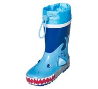 Playshoes Gummistiefel Zugband Regenstiefel, Hai, 22 EU