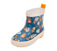 Playshoes Gummistiefel Halbschaft Dschungel Unisex Kinder Gummistiefel, Petrol Dschungel, 21 EU