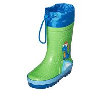Playshoes Unisex Kinder Gummistiefel Zugband Regenstiefel, Dino, 32 EU