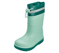 Playshoes Regenstiefel Unisex Kinder Gummistiefel, Grün Stulpe, 33 EU