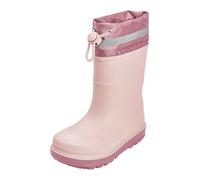 Playshoes Regenstiefel Gefüttert Unisex Kinder Gummistiefel, Rosa Gefüttert, 25 EU
