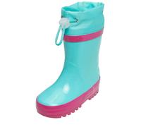 Playshoes Gummistiefel Basic gefüttert, Farbe: türkis, Größe: 20/21