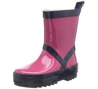 Playshoes Gummistiefel Unisex Kinder Regenstiefel, Pink Marine, 28/29 EU