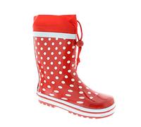 Playshoes Gummistiefel Punkte rot, Größe: 26/27