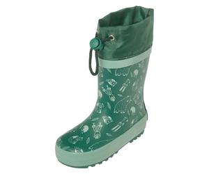 Playshoes Gummistiefel - Waldtiere - Grün - Gr. 20