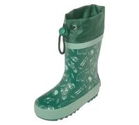 Playshoes - Kid's Gummistiefel Waldtiere - Gummistiefel, Gr. 21, grün (Petrol)