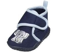 Playshoes Hausschuh Klettverschluss Elefant - Blau - Gr. 20/21 + 0,29€ Cashback auf Deine nächste Bestellung
