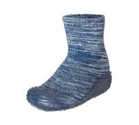 Playshoes Kinder Hausschuh gestrickt marine-22/23