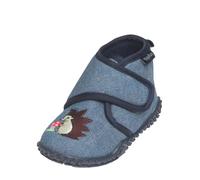 Playshoes Hausschuhe IGEL in jeansblau, Gr. 22/23, maedchen,junge