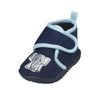 Playshoes Hausschuh Elefant marine Jungen 201753-11, Größe:18/19, Farbe Playshoes:marine