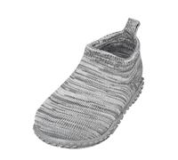 Playshoes Strick, Unisex-Kinder Niedrige Hausschuhe, Grau (Grau 33), 22/23 EU (6 Child UK)