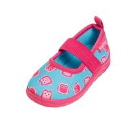 Playshoes Hausschuh Eulen türkis Mädchen 201811-15, Größe:26/27, Farbe Playshoes:türkis