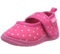 Playshoes Hausschuh Punkte pink - Mädchen - Gr. 18/19