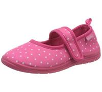 Playshoes Hausschuh Punkte pink Mädchen 201814-18, Größe:26/27, Farbe Playshoes:pink