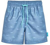 Playshoes Jungen Badehose Boardshorts, Allover Haie, 110-116