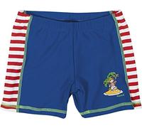 Playshoes Jungen Badeshorts Badeshorty Pirateninsel, UV-Schutz nach Standard 801 und Oeko-Tex Standard 100, Gr. 122 (Herstellergröße: 122/128), Mehrfarbig (original 900)