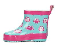 Playshoes Jungen Unisex Kinder Gummistiefel Halbschaft Regenstiefel, Eulen, 20 EU