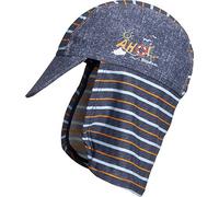 Playshoes Jungen UV-Schutz Mütze Ahoi 461138, 3 - Jeansblau, 53