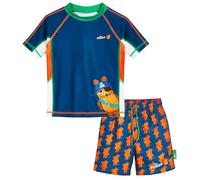 Playshoes Jungen Zweiteiler Rash-Guard-Set, DIE Maus Shorts, 98-104