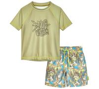 Playshoes 2tlg. Badeoutfit "Wave" in Grün - Größe 146/152 | Baby Bademode