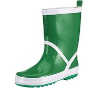 Playshoes Kinder Gummistiefel aus Naturkautschuk, trendige Unisex Regenstiefel mit Reflektoren, Grün (grün 29), 26/27, 184310