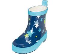 Playshoes Gummistiefel Halbschaft Sterne blau - Junge - Gr. 24