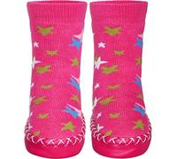 Playshoes Jungen Unisex Kinder Hüttenschuh Kniestrümpfe, pink-Sterne, 27/30 EU
