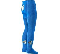 Playshoes Kinder Thermo-Strumpfhose für Jungen und Mädchen, elastische Baumwoll-Strumpfhosen mit breitem Komfortbund, schadstoffgeprüft, mit Penguin-Motiven