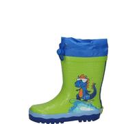 Playshoes Kindergummistiefel DINO grün 30