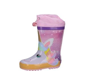 Playshoes Kindergummistiefel EINHORN pink 28