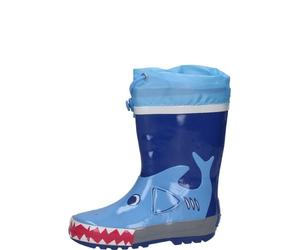 Playshoes Kindergummistiefel HAI blau 28