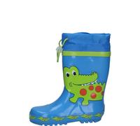 Playshoes Kindergummistiefel KROKODIL blau 30/31