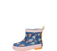 Playshoes kurzer Kindergummistiefel DSCHUNGEL blau 18
