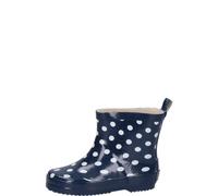 Playshoes kurzer Kindergummistiefel PUNKTE blau 25