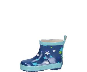 Playshoes kurzer Kindergummistiefel STERNE blau 19
