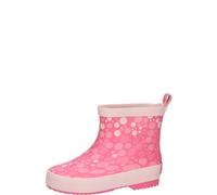 Playshoes kurzer Kindergummistiefel TUPFEN rosa 24