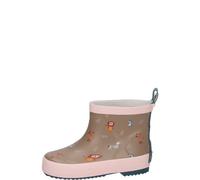 Playshoes kurzer Kindergummistiefel WILDTIERE braun 23