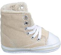Playshoes Mädchen Baby Turnschuhe Gefüttert Krabbelschuhe, Beige, 16 EU