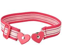 Playshoes Mädchen Elastik-Gürtel Herz-clip Ringel 601231, 18 - Pink, 74-110