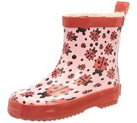 Playshoes Mädchen Gummistiefel Marienkã£â£ã¢â£ã£â¢ã¢â¤fer Nieder Schlupfstiefel, Rosa, 24 EU