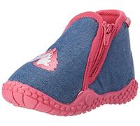 Playshoes Kinder Hausschuh Einhorn Hausschuhe, Blau (jeansblau 3), 24/25 EU