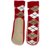 Playshoes Mädchen Hüttenschuh Karo Kniestr mpfe, Rot Rot 8, 23/26 EU