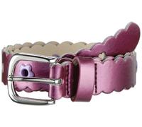 Playshoes Mädchen Pu-Gürtel Blumen Lila Hosenträger, Violett (original), 70 cm