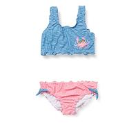 Playshoes - Kid's UV-Schutz Bikini Krebs - Bikini, Gr. 122-128, blau/grau (Blau/Pink)